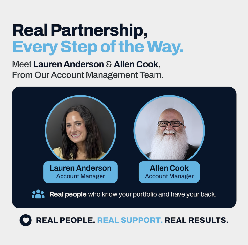 Lauren Anderson and Allen Cook, Account Managers at Docuverus