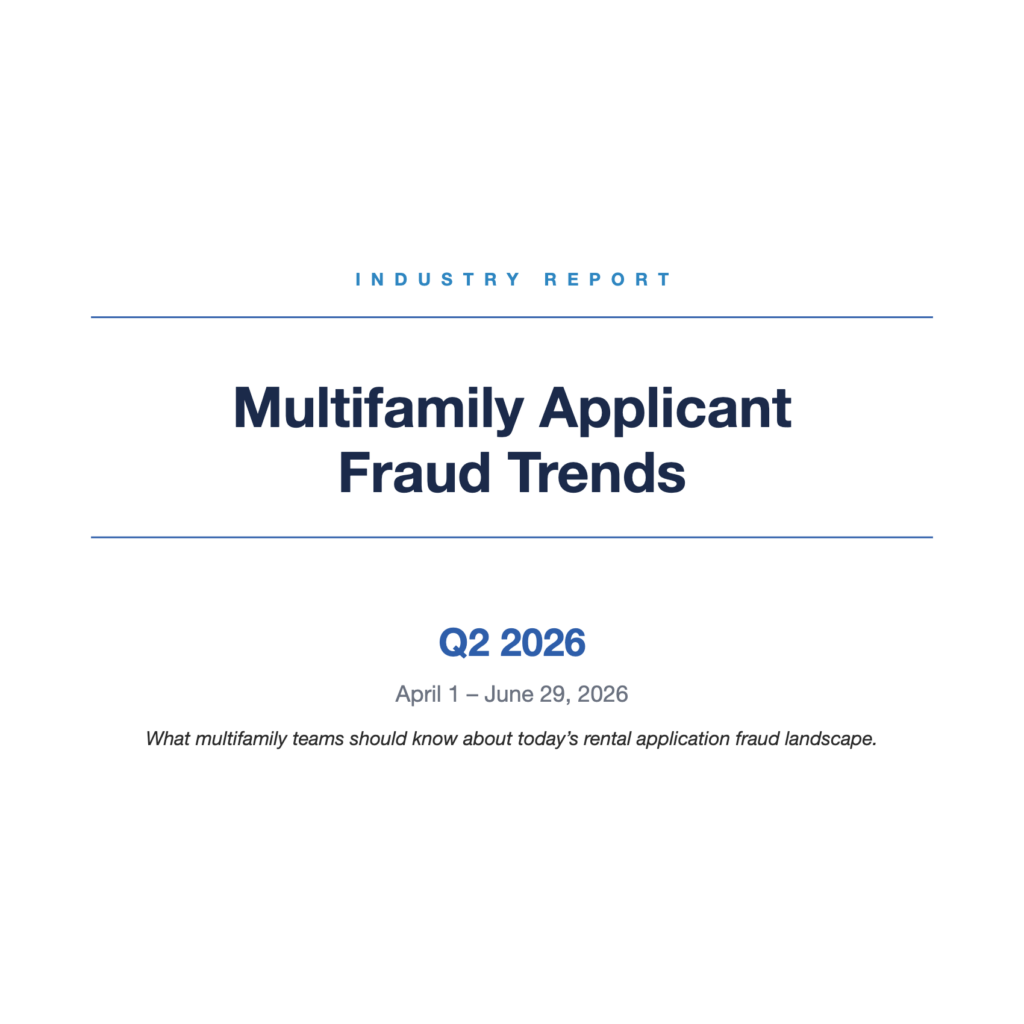 Q2 2026 Multifamily Applicant Fraud Trends report cover